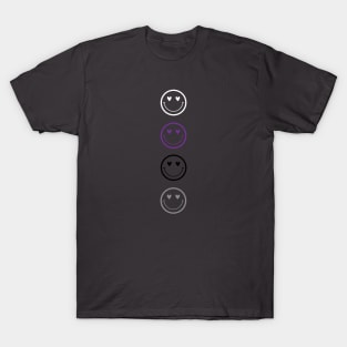 Demisexual Pride Flag Smiley T-Shirt